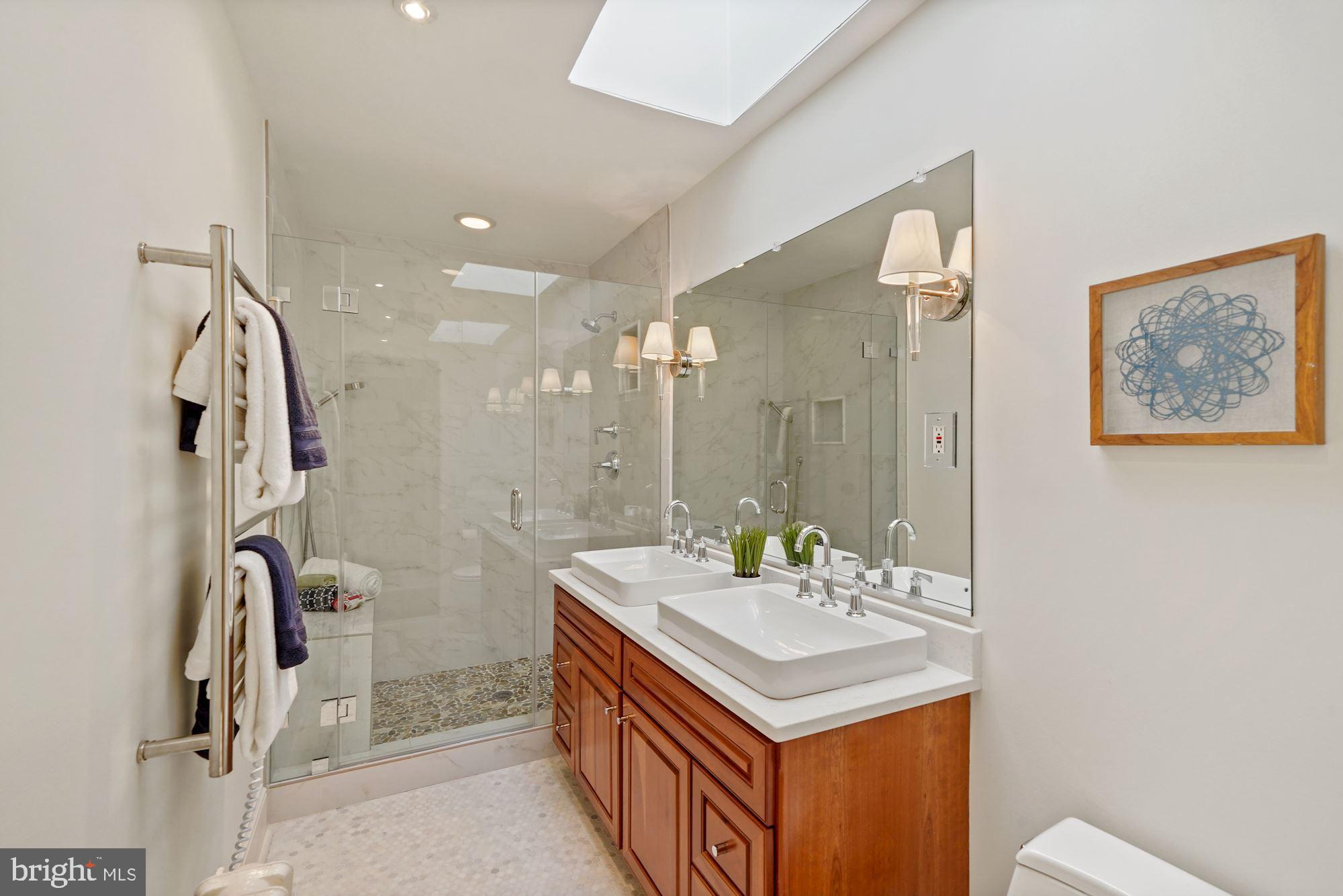 2834 27th Street Northwest Washington, DC 20008 - Photo 34 of 49 New Third Bath with Skylights