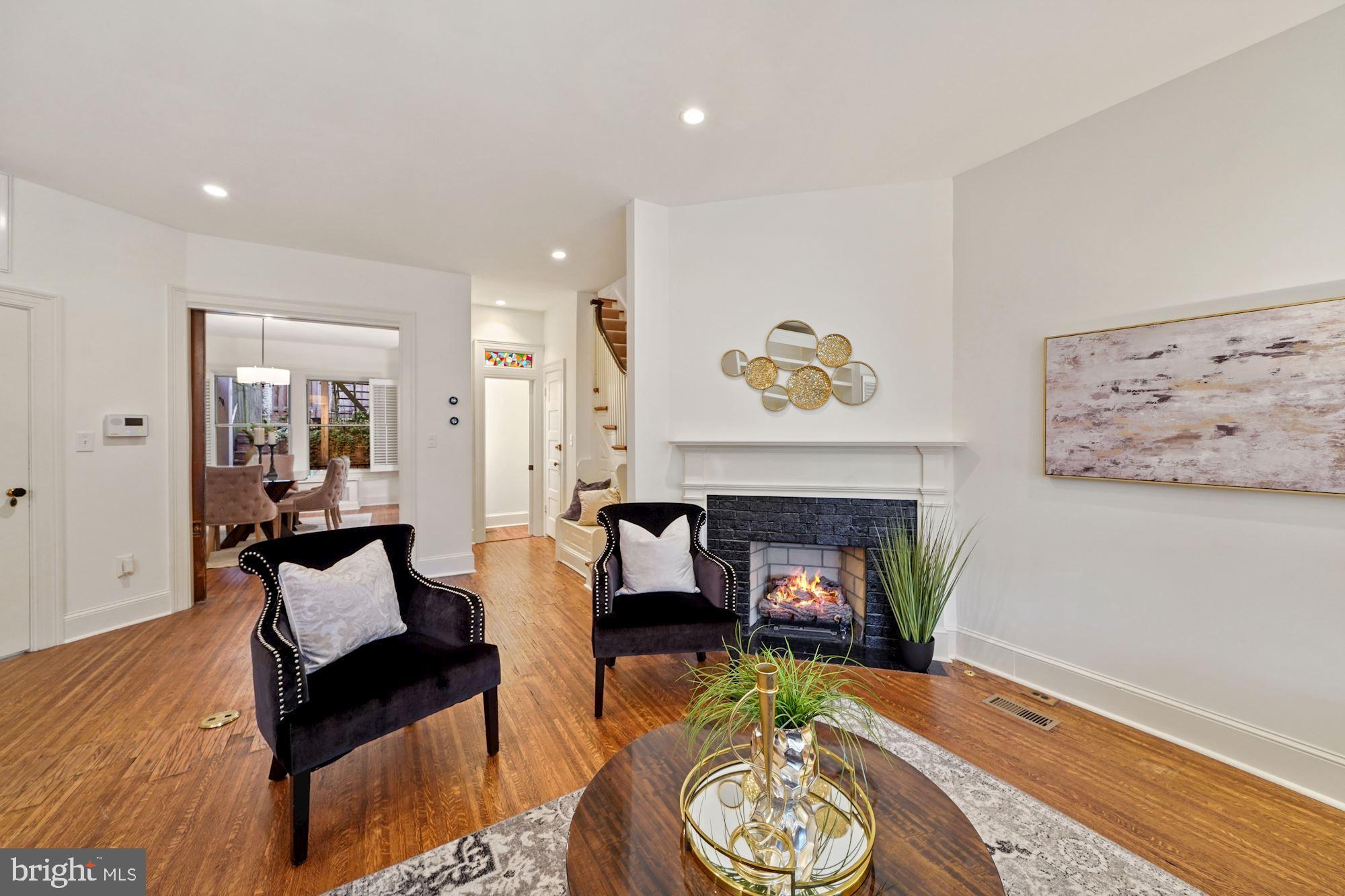 2834 27th Street Northwest Washington, DC 20008 - Photo 5 of 49 Original Fireplace