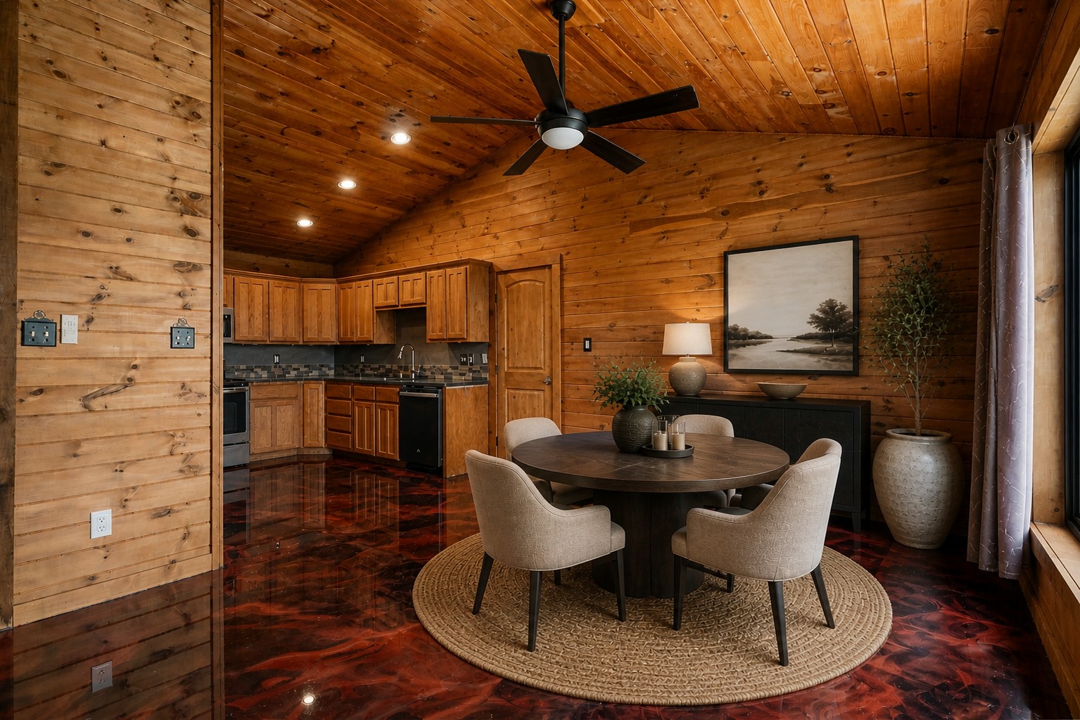 800 County Road 126 Georgetown, TX 78626 - Photo 13 of 33 a dining room with furniture and wooden floor