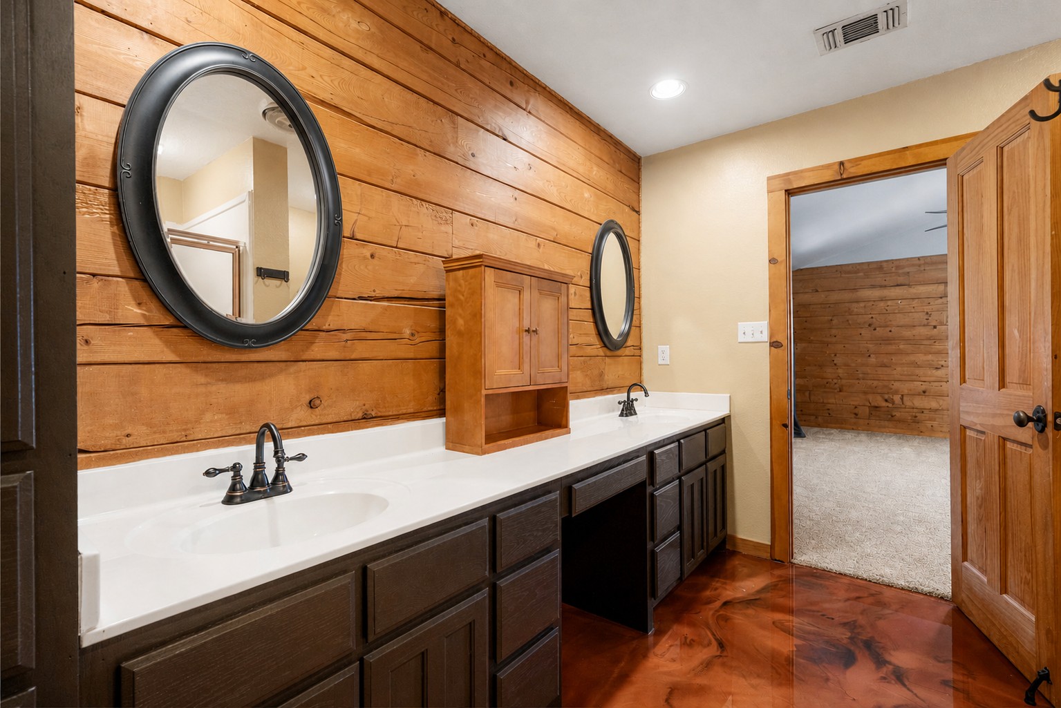 800 County Road 126 Georgetown, TX 78626 - Photo 18 of 33 a bathroom with a sink and a mirror