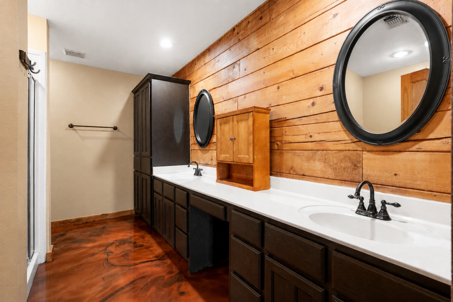 800 County Road 126 Georgetown, TX 78626 - Photo 19 of 33 a bathroom with a sink and a mirror