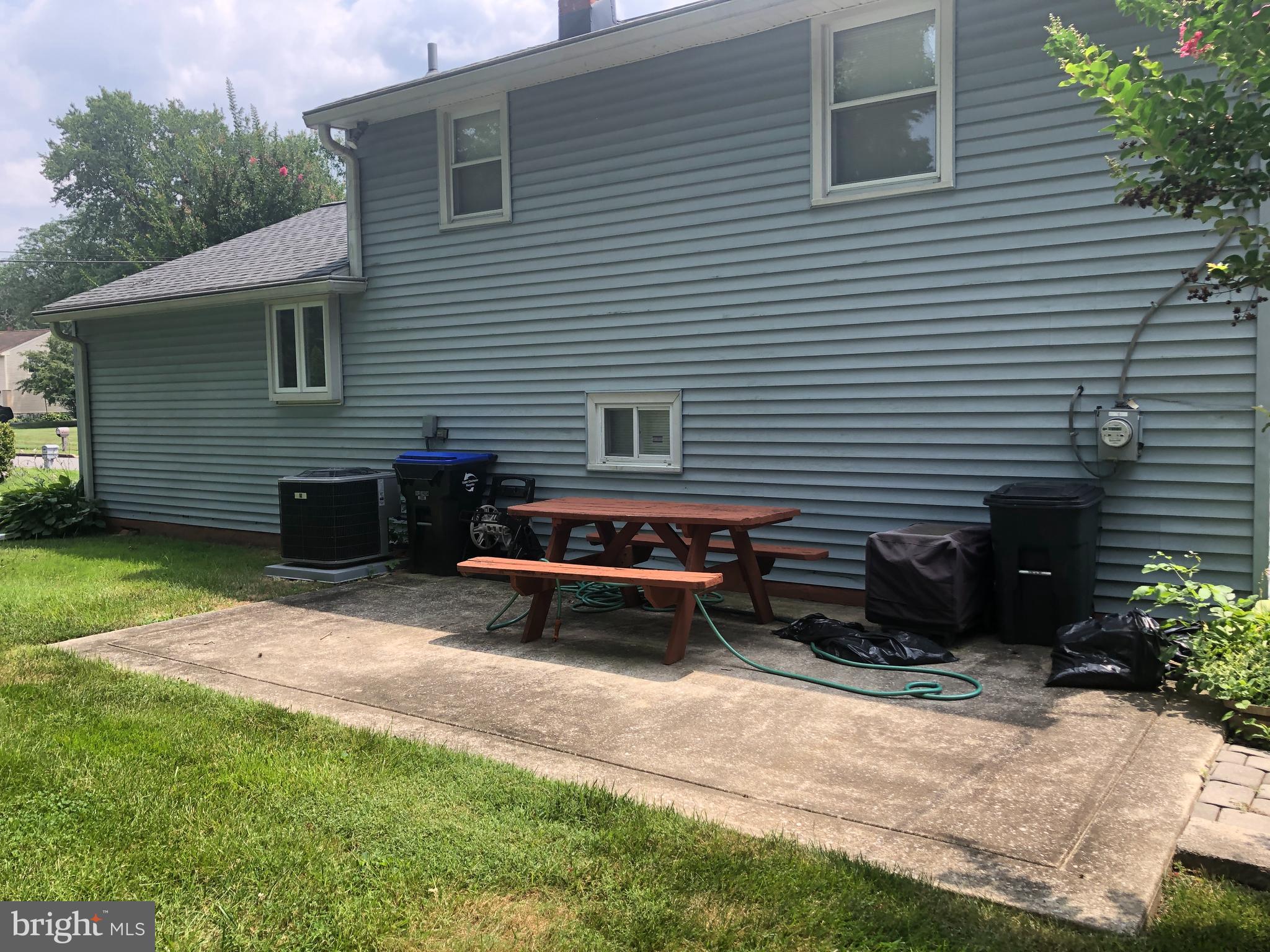 Rear patio