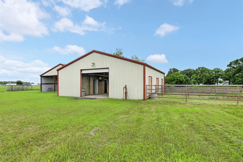 10373 Bobbie Lane Pilot Point, TX 76258 - Photo 33 of 40 3 stall barn with outdoor stalls and separate equipment or storage shed