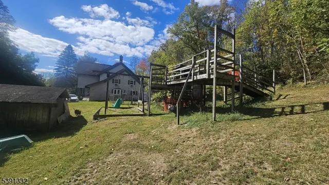 a view of outdoor space with swimming pool