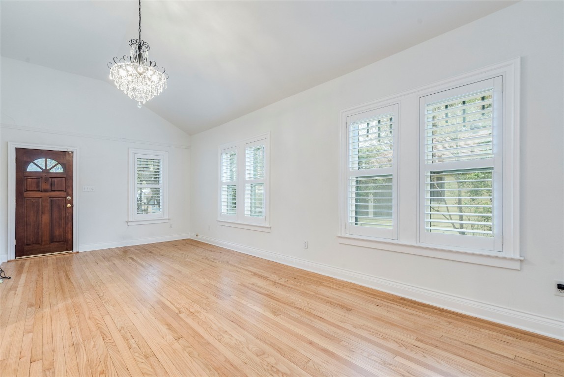 512 East 49th Street, Unit A Austin, TX 78751 - Photo 5 of 31 a view of a livingroom with a window and wooden floor