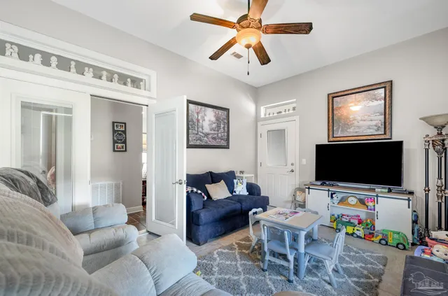 a view of an outdoor space and a yard