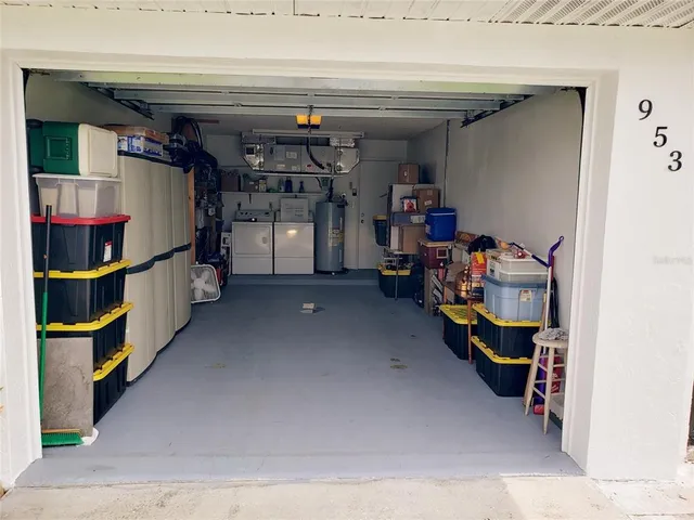 a view of storage and utility room