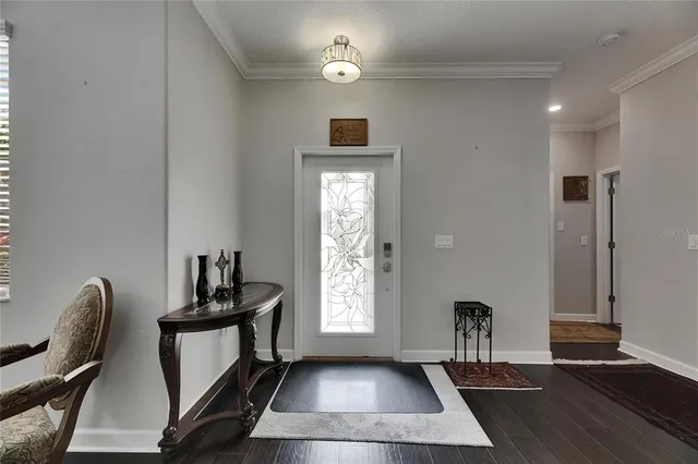 a view of entryway and hall