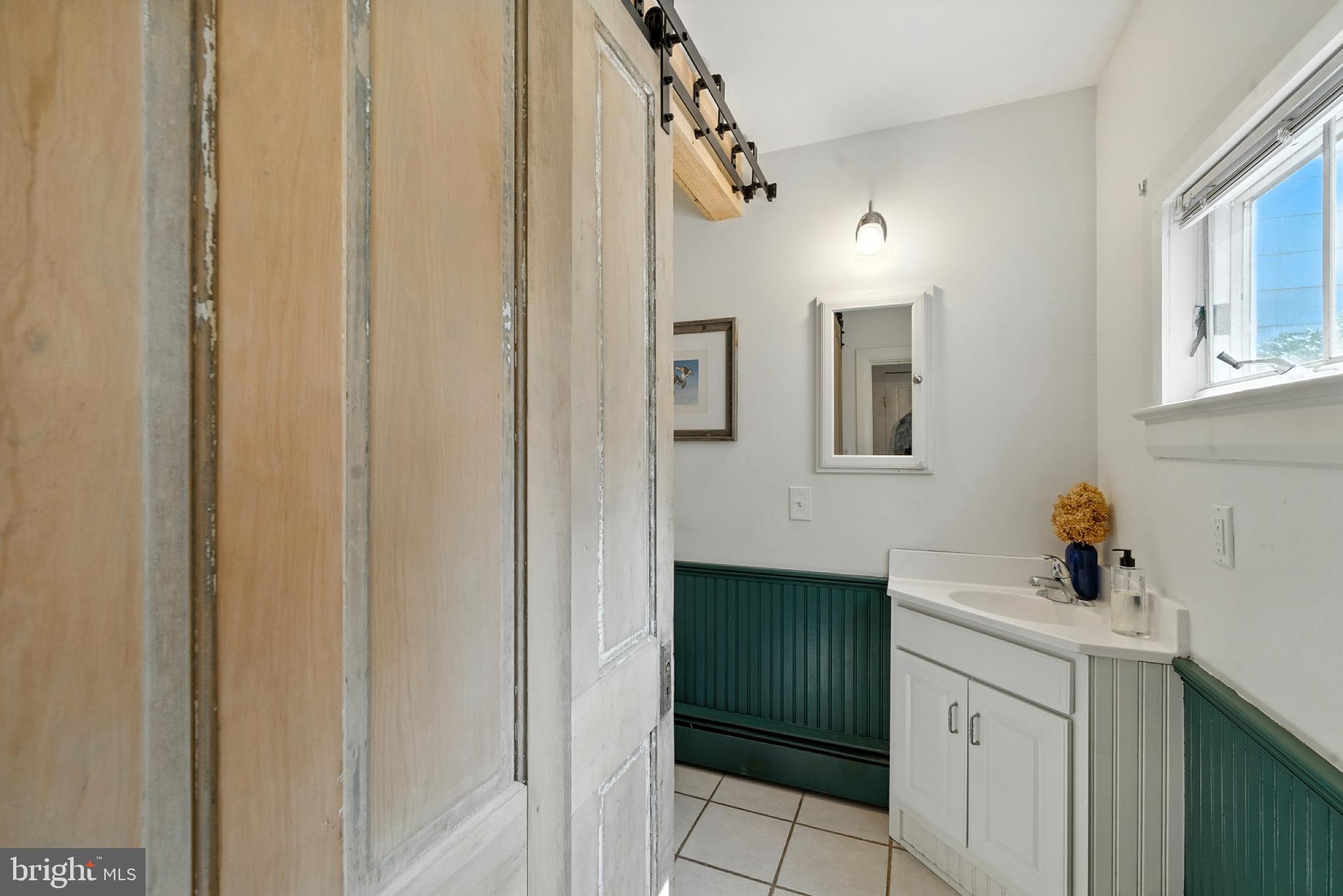 110 South Mill Street Chestertown, MD 21620 - Photo 23 of 39 a bathroom with a sink and a mirror