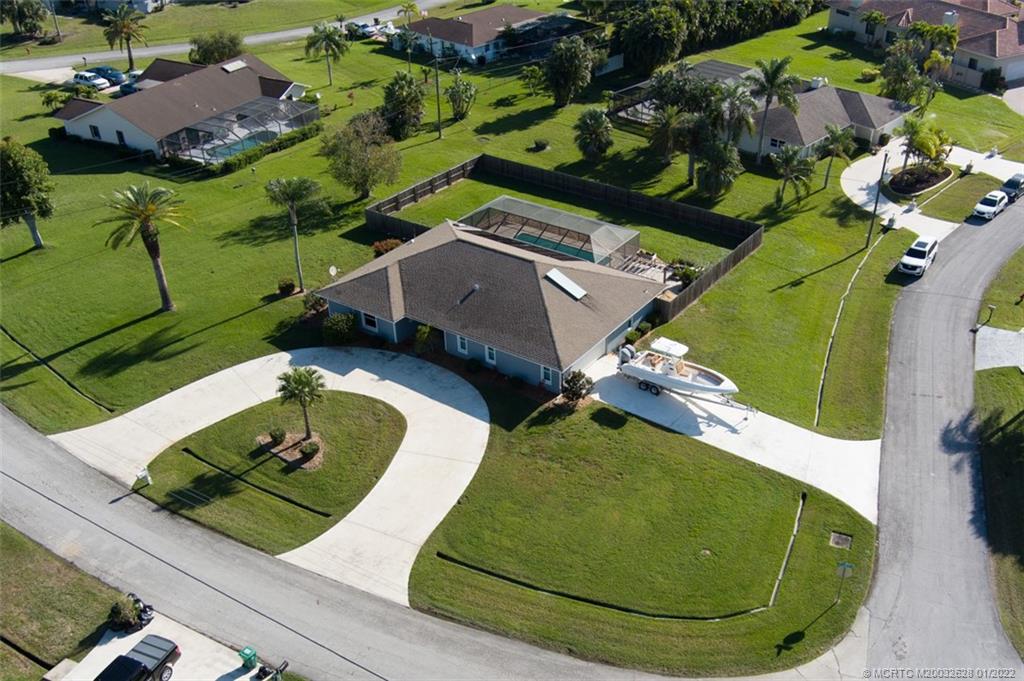 2891 Southeast Farley Road Port St. Lucie, FL 34952 - Photo 2 of 53 an aerial view of a house
