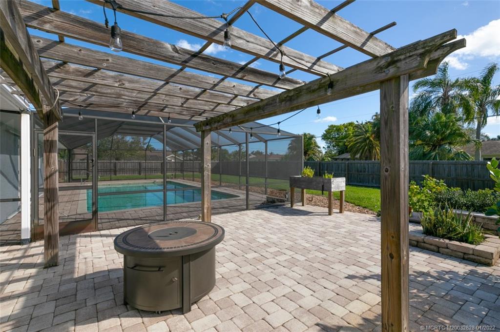 2891 Southeast Farley Road Port St. Lucie, FL 34952 - Photo 39 of 53 a garden view