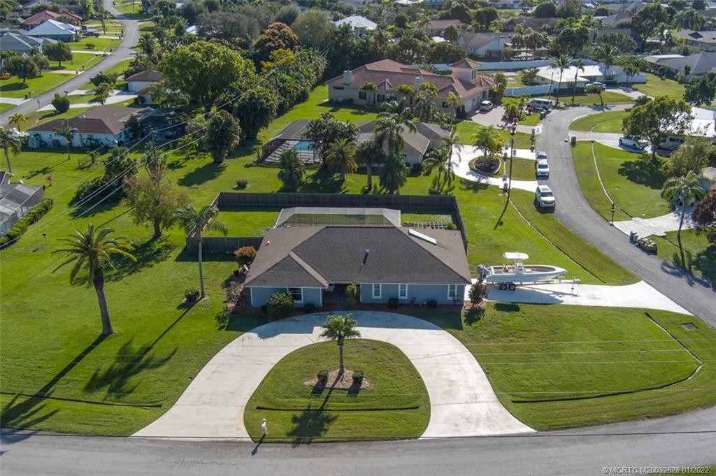 2891 Southeast Farley Road Port St. Lucie, FL 34952 - Photo 45 of 53 an aerial view of a house