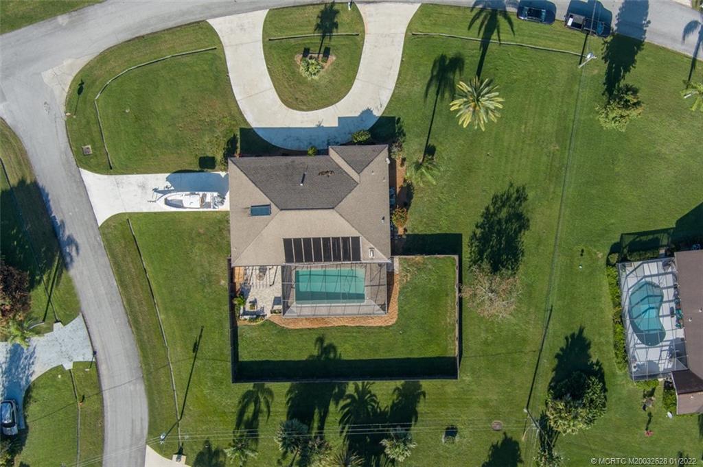 2891 Southeast Farley Road Port St. Lucie, FL 34952 - Photo 51 of 53 an aerial view of a swimming pool