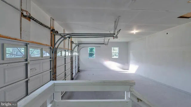 a view of a room with an empty space