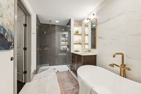 a view of a room with racks air conditioner