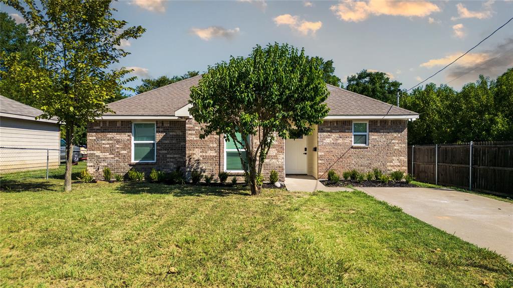 2831 Fordham Road Dallas, TX 75216 - Photo 1 of 8 Brick exterior with a gabled roof and white trim