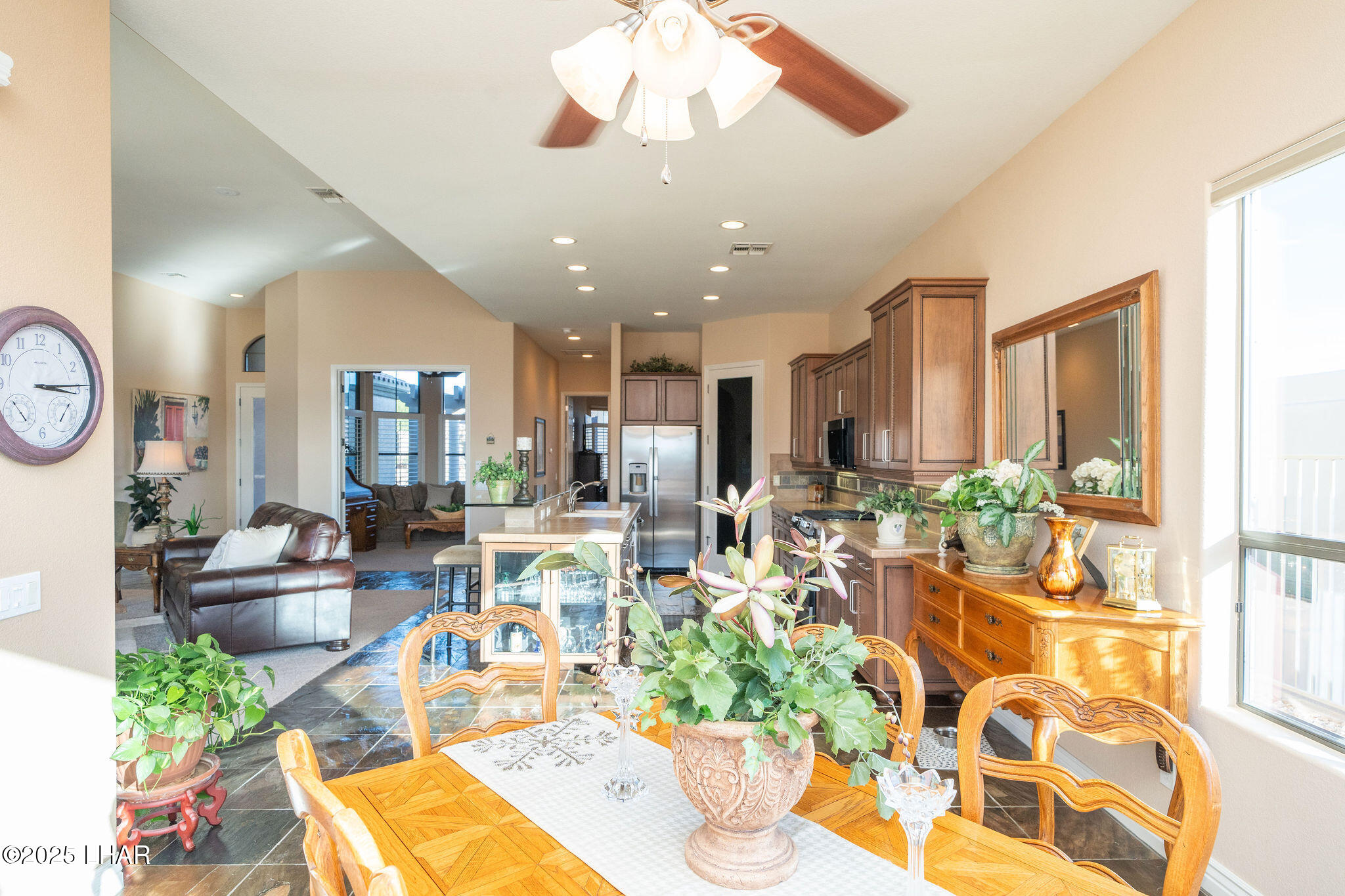 3553 North Swilican Bridge Road Lake Havasu City, AZ 86404 - Photo 18 of 104 a living room with lots of furniture and a large window