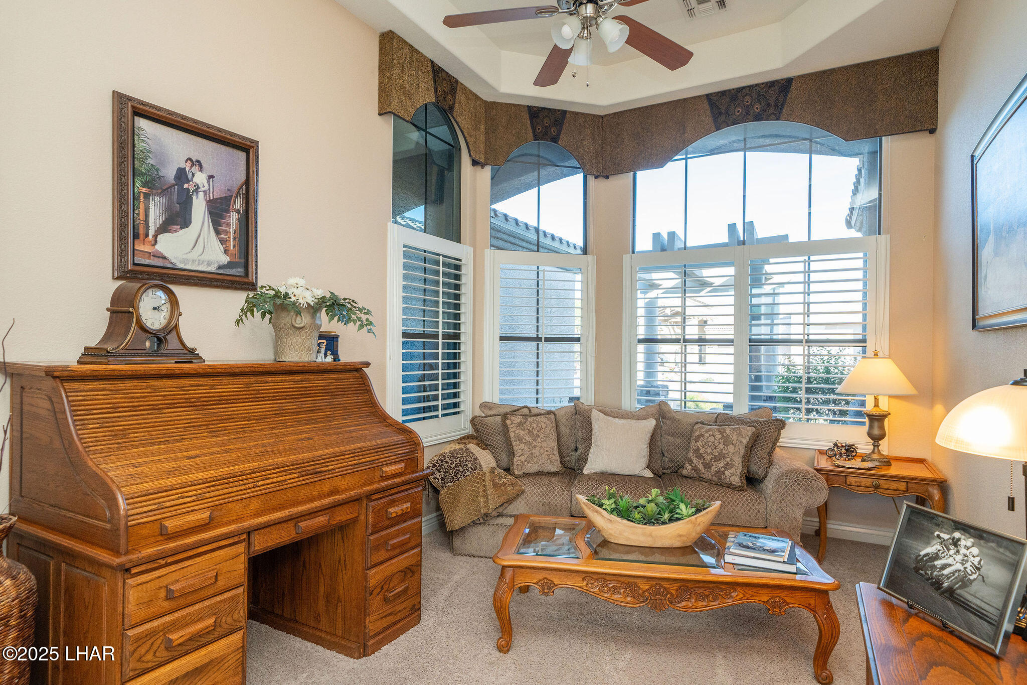 3553 North Swilican Bridge Road Lake Havasu City, AZ 86404 - Photo 21 of 104 a living room with furniture and a large window