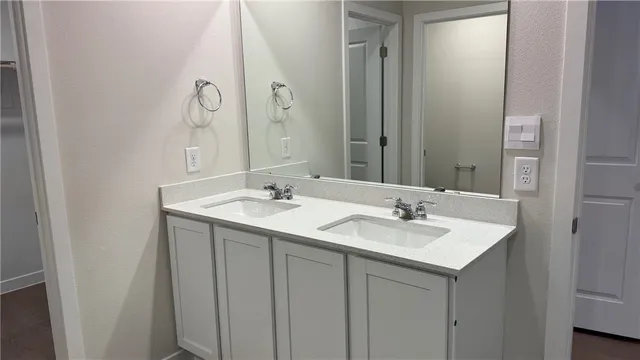 a utility room with closet