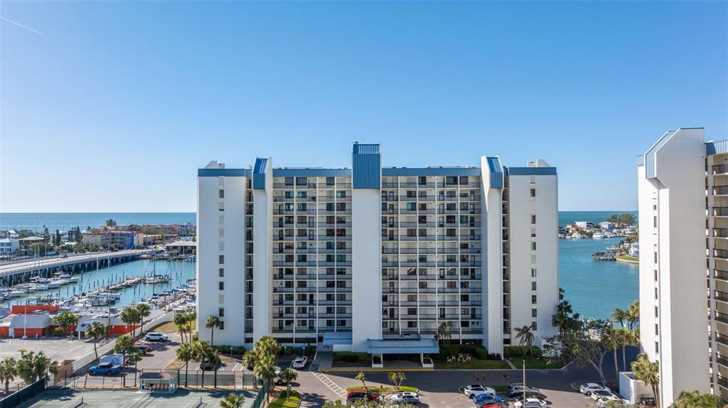 9525 Blind Pass Road, Unit 507 St. Pete Beach, FL 33706 - Photo 43 of 53 a view of city with tall buildings