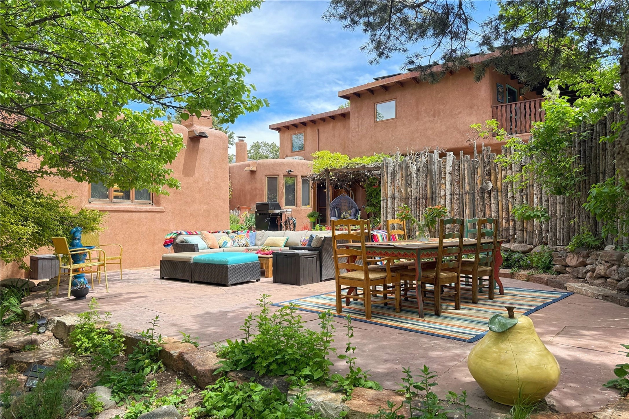 1352 Bishops Lodge Road Santa Fe, NM 87506 - Photo 43 of 66 interior courtyard