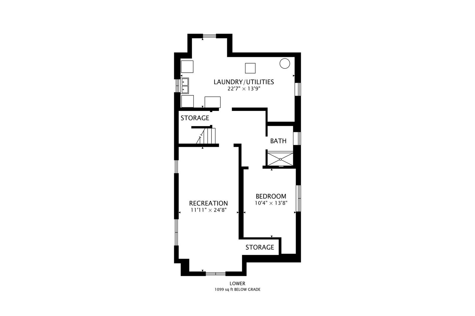 3816 Wisconsin Avenue Berwyn, IL 60402 - Photo 31 of 32 a picture of a bench in front of a wall