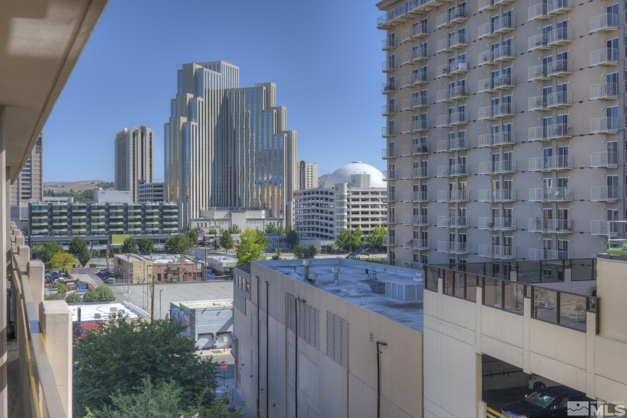 100 North Arlington Avenue, Unit 6B Reno, NV 89501 - Photo 12 of 23 a balcony with a city view