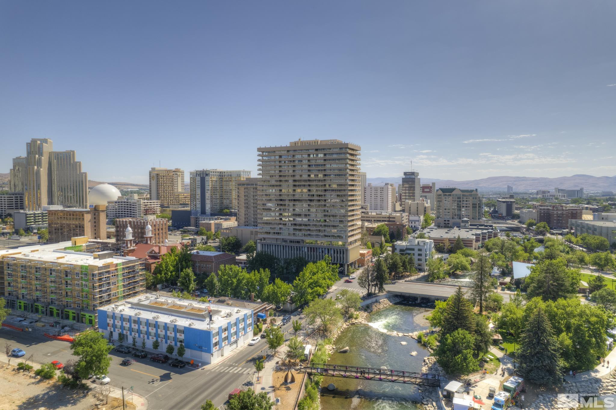 100 North Arlington Avenue, Unit 6B Reno, NV 89501 - Photo 20 of 23 a view of a city with tall buildings