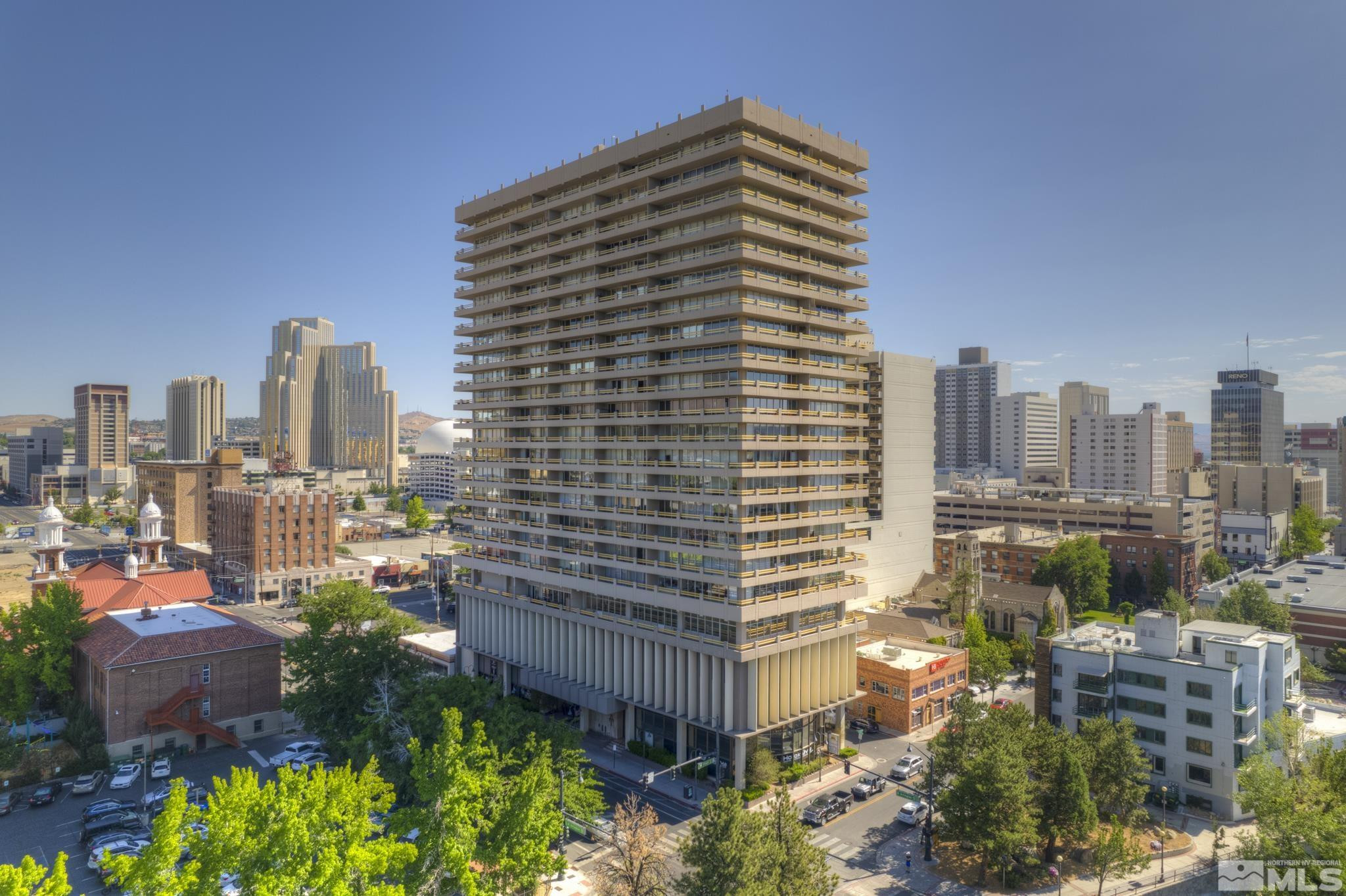 100 North Arlington Avenue, Unit 6B Reno, NV 89501 - Photo 22 of 23 a view of a city with tall buildings