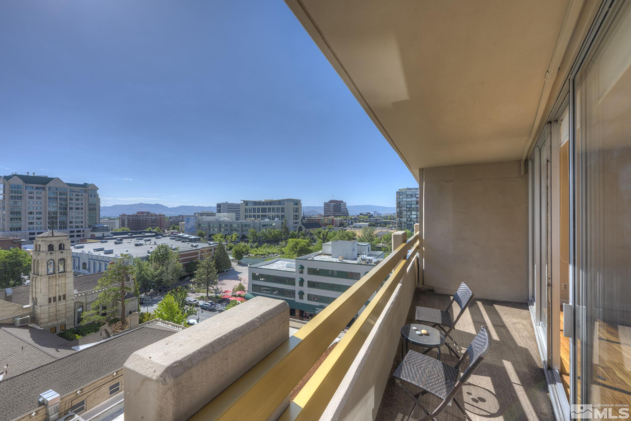 100 North Arlington Avenue, Unit 6B Reno, NV 89501 - Photo 9 of 23 a view of a balcony with city view