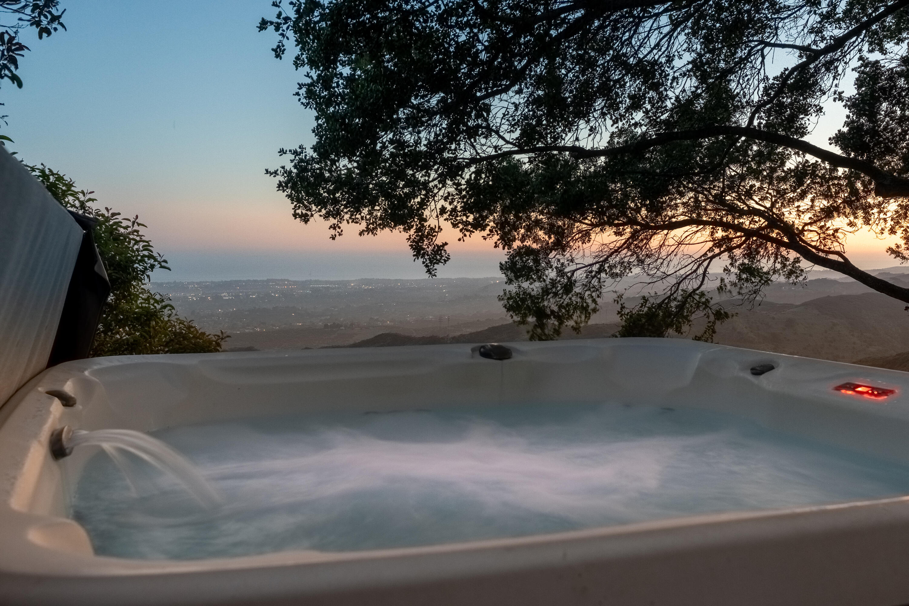2081 North San Marcos Road Santa Barbara, CA 93111 - Photo 39 of 43 Hot Tub w/Ocean Views