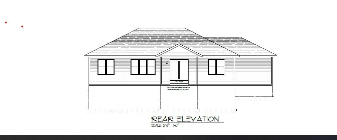 402 Village Lane, Unit LT31 Ripon, WI 54971 - Photo 2 of 8 lot 31 rear elevation