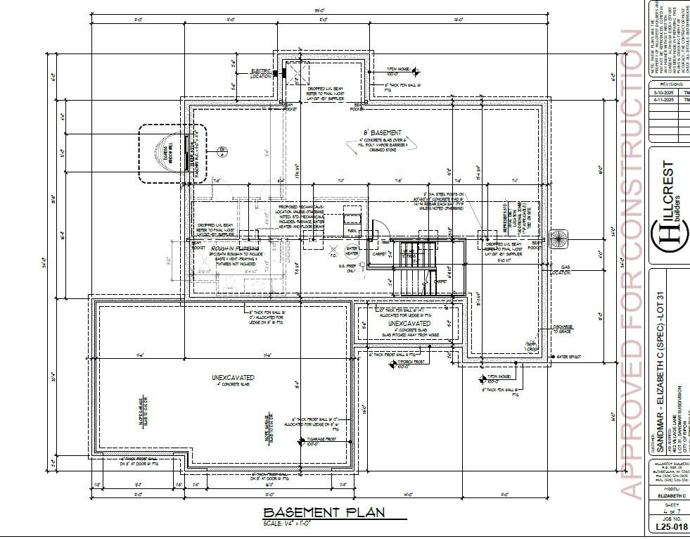 402 Village Lane, Unit LT31 Ripon, WI 54971 - Photo 3 of 8 Lot 31 basement plan