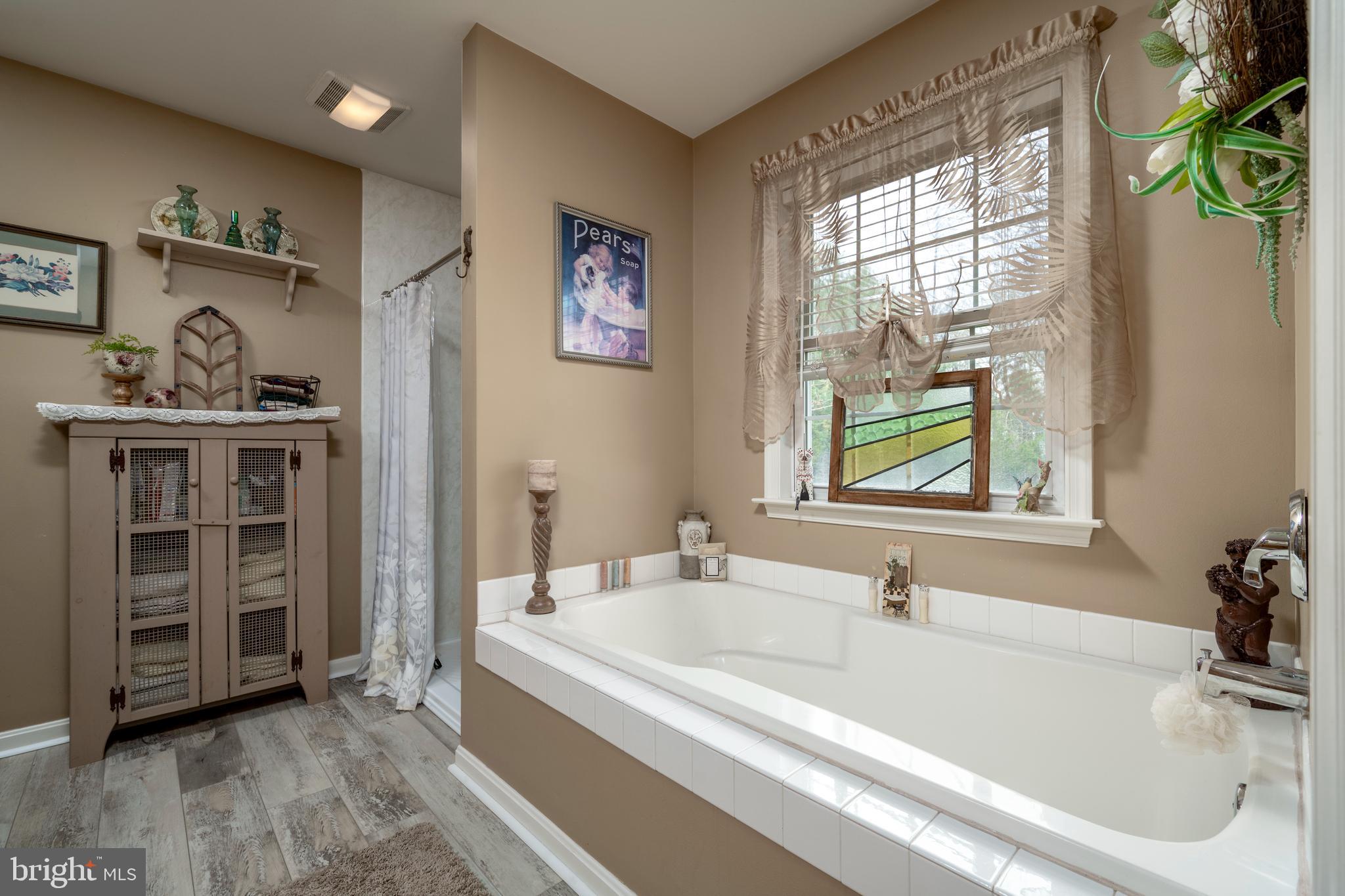 65 Susannah Drive Magnolia, DE 19962 - Photo 17 of 31 a bathroom with a tub a sink and a large window