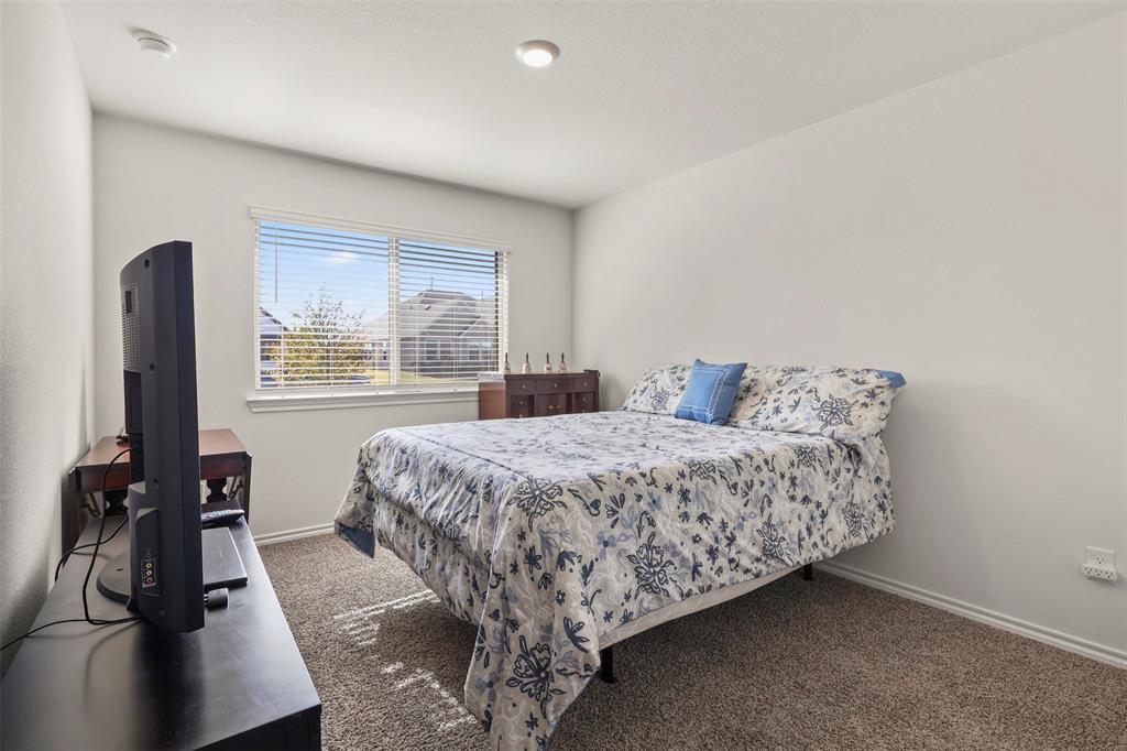 742 Buttercup Drive Pilot Point, TX 76258 - Photo 18 of 20 Bedroom featuring carpet flooring and baseboards