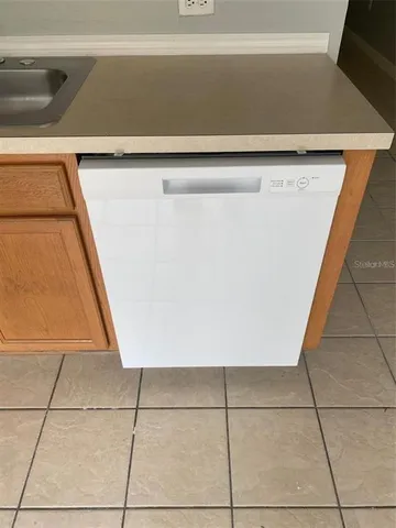 a close view of washer and dryer