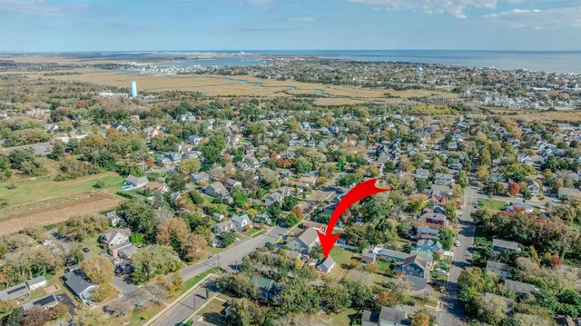 a view of city and ocean