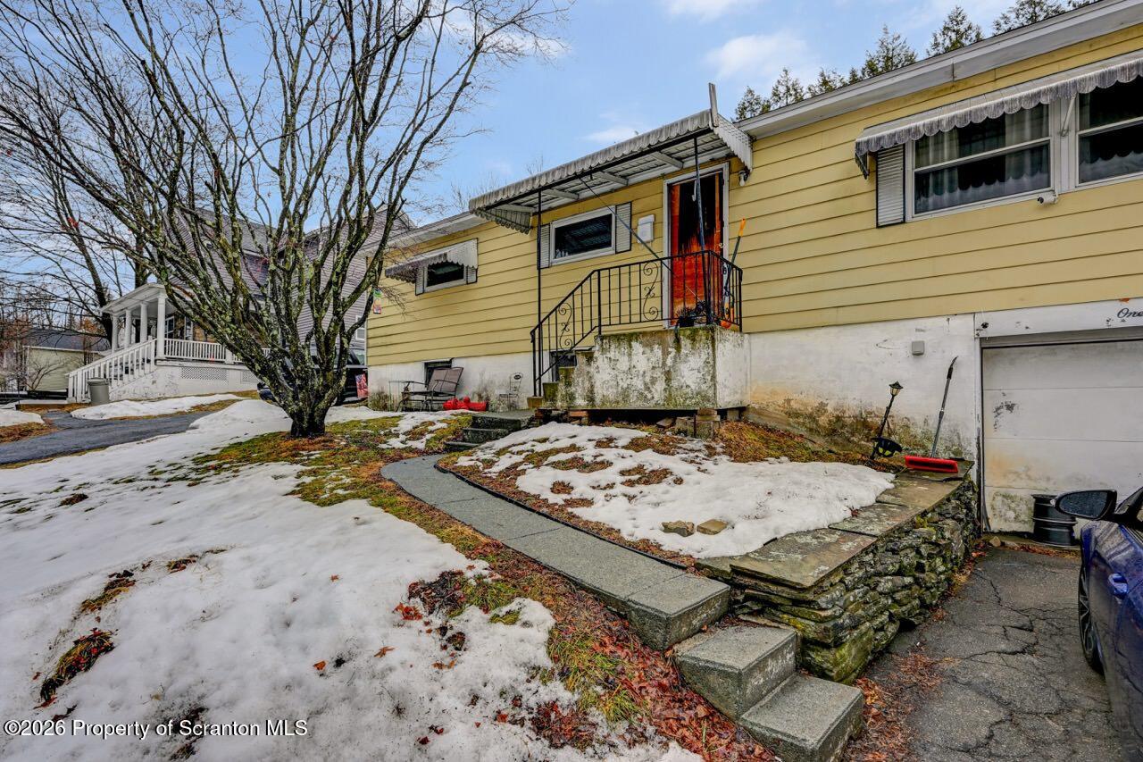 191 Poplar Street Archbald, PA 18403 - Photo 7 of 35 a view of a backyard with a patio