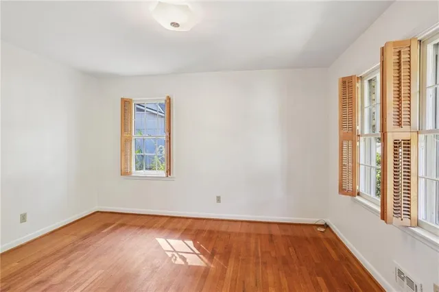 a view of an empty room with window
