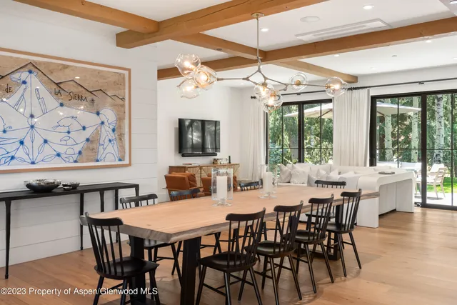a view of an outdoor space with furniture and yard
