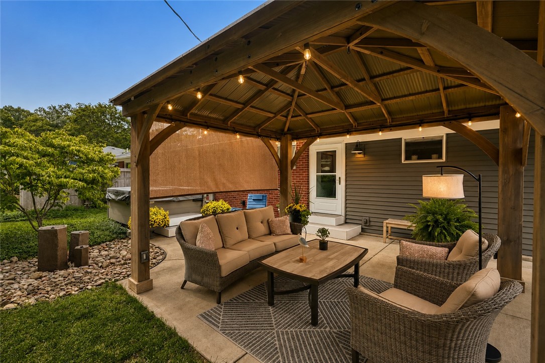 175 Longview Drive Webster, NY 14580 - Photo 43 of 47 Private backyard is a retreat. Patio, hot tub area