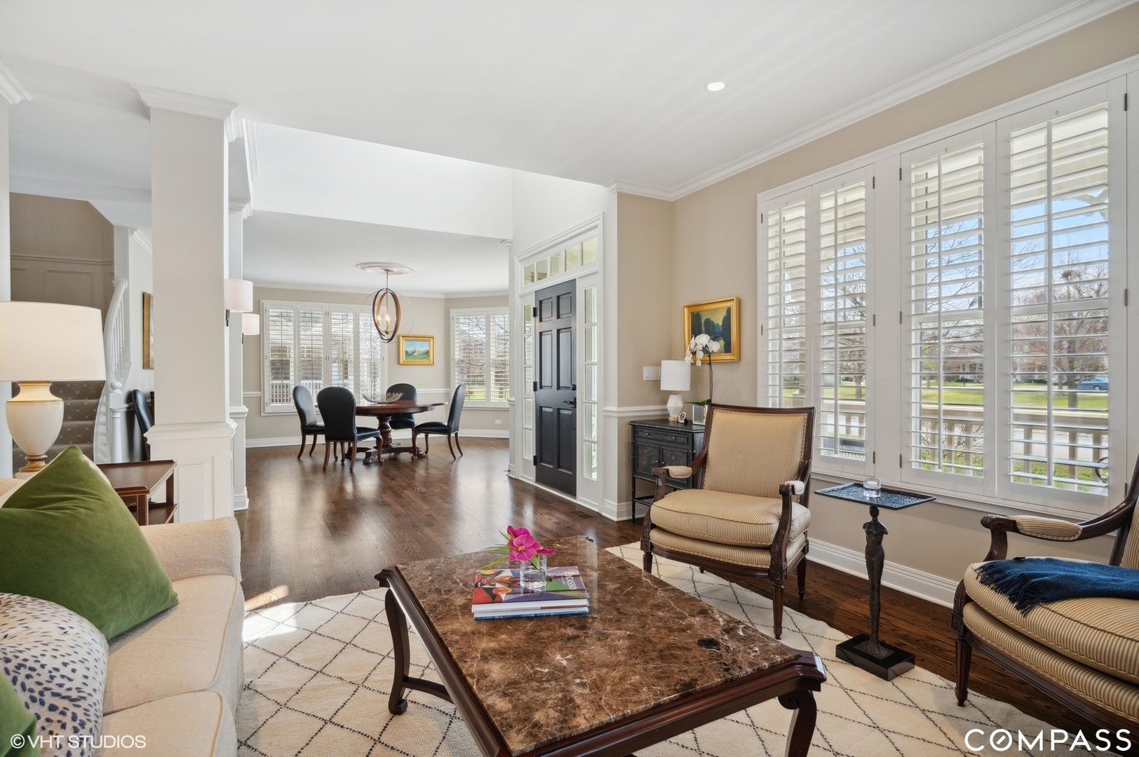 1437 Kittyhawk Lane Glenview, IL 60026 - Photo 7 of 39 a living room with furniture and a large window