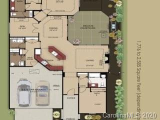 3002 Portico Place, Unit 38 Tega Cay, SC 29708 - Photo 38 of 38 an aerial view of residential houses with outdoor space and parking
