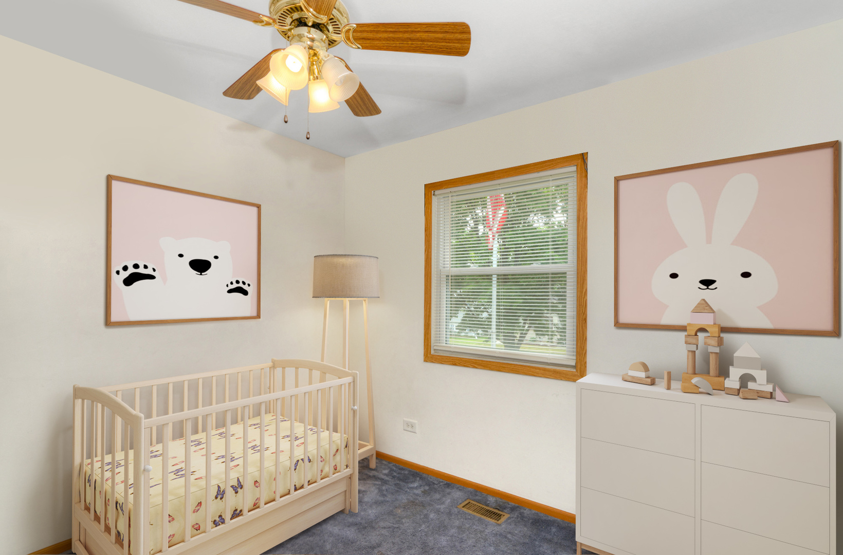 720 Terry Road Glendale Heights, IL 60139 - Photo 19 of 28 a bedroom with a bed and a window