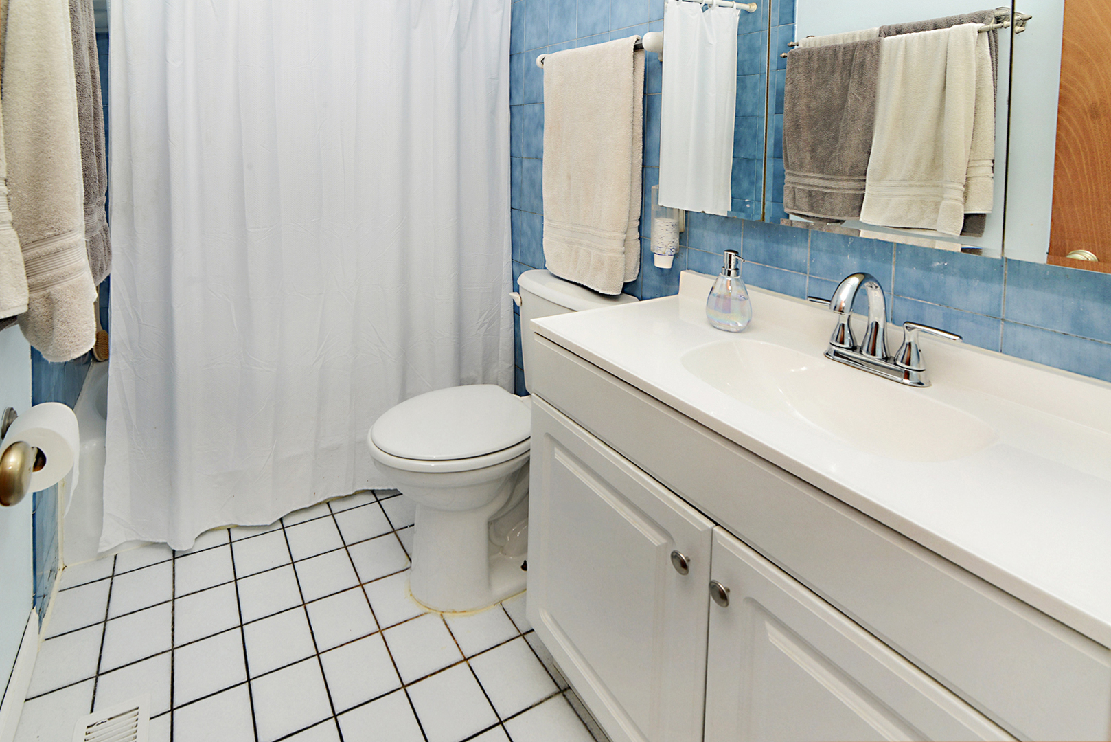 720 Terry Road Glendale Heights, IL 60139 - Photo 20 of 28 a bathroom with a sink toilet and mirror