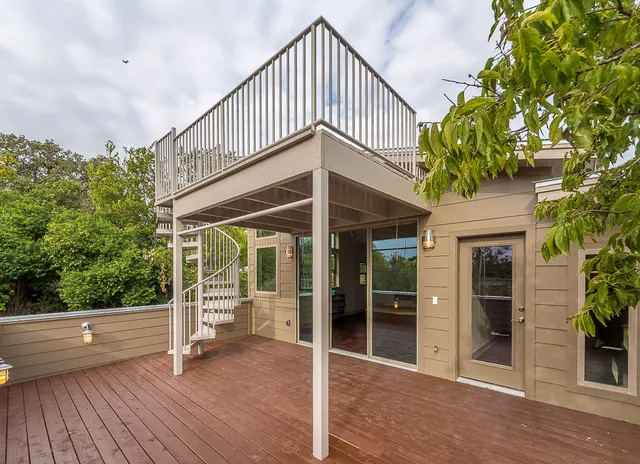 a view of a house with a porch
