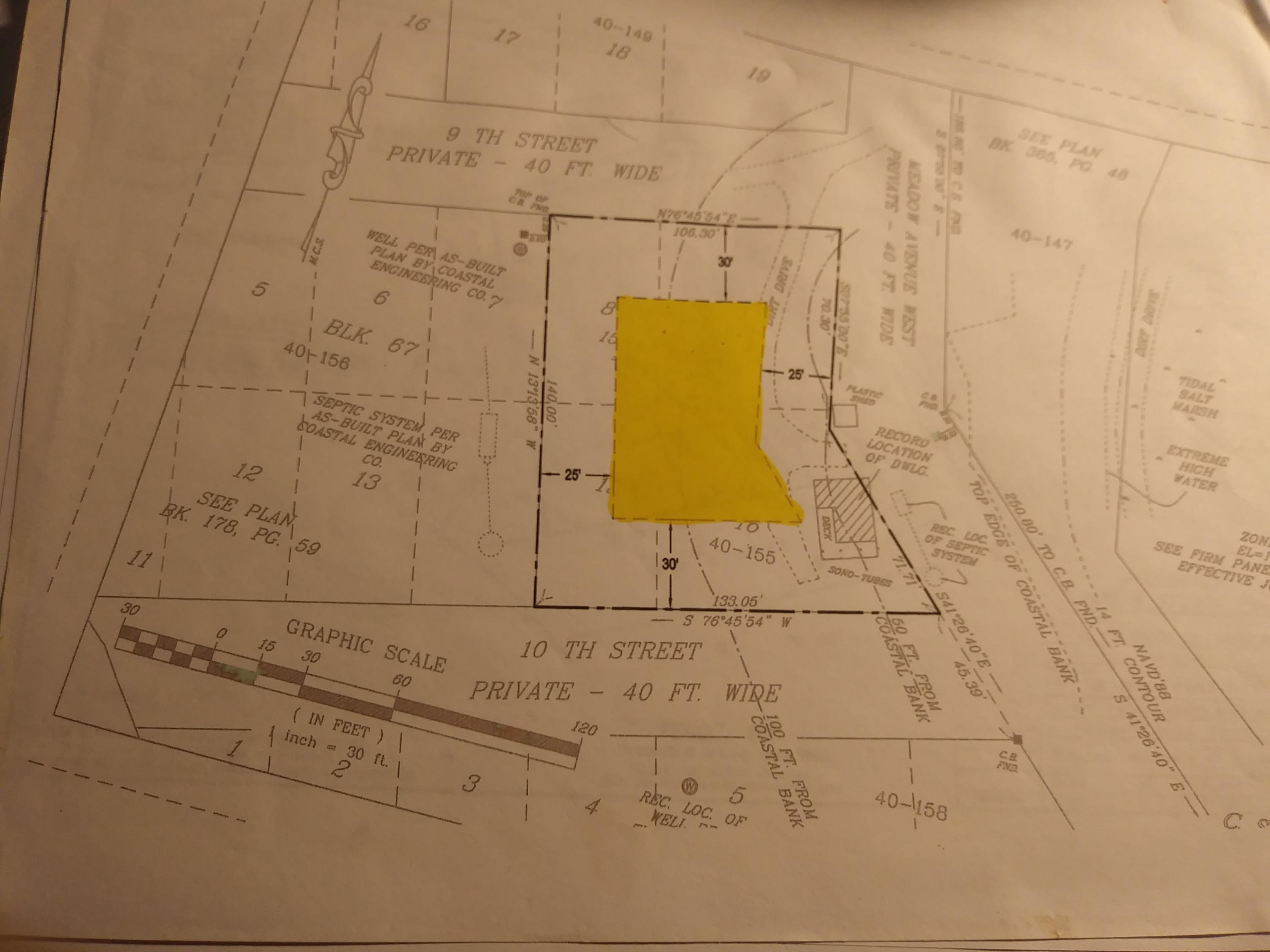 41-43 9th Street Wellfleet, MA 02667 - Photo 9 of 9 SITE PLAN