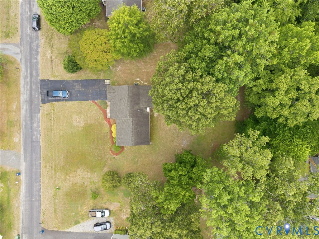 5991 Scott Road Gloucester, VA 23061 - Photo 31 of 35 Property with a dark asphalt driveway and a gabled