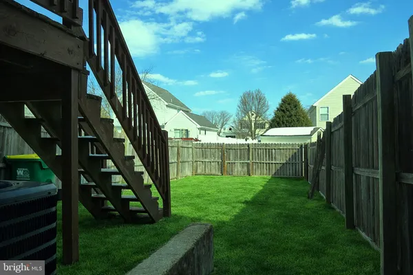 a view of outdoor space and deck