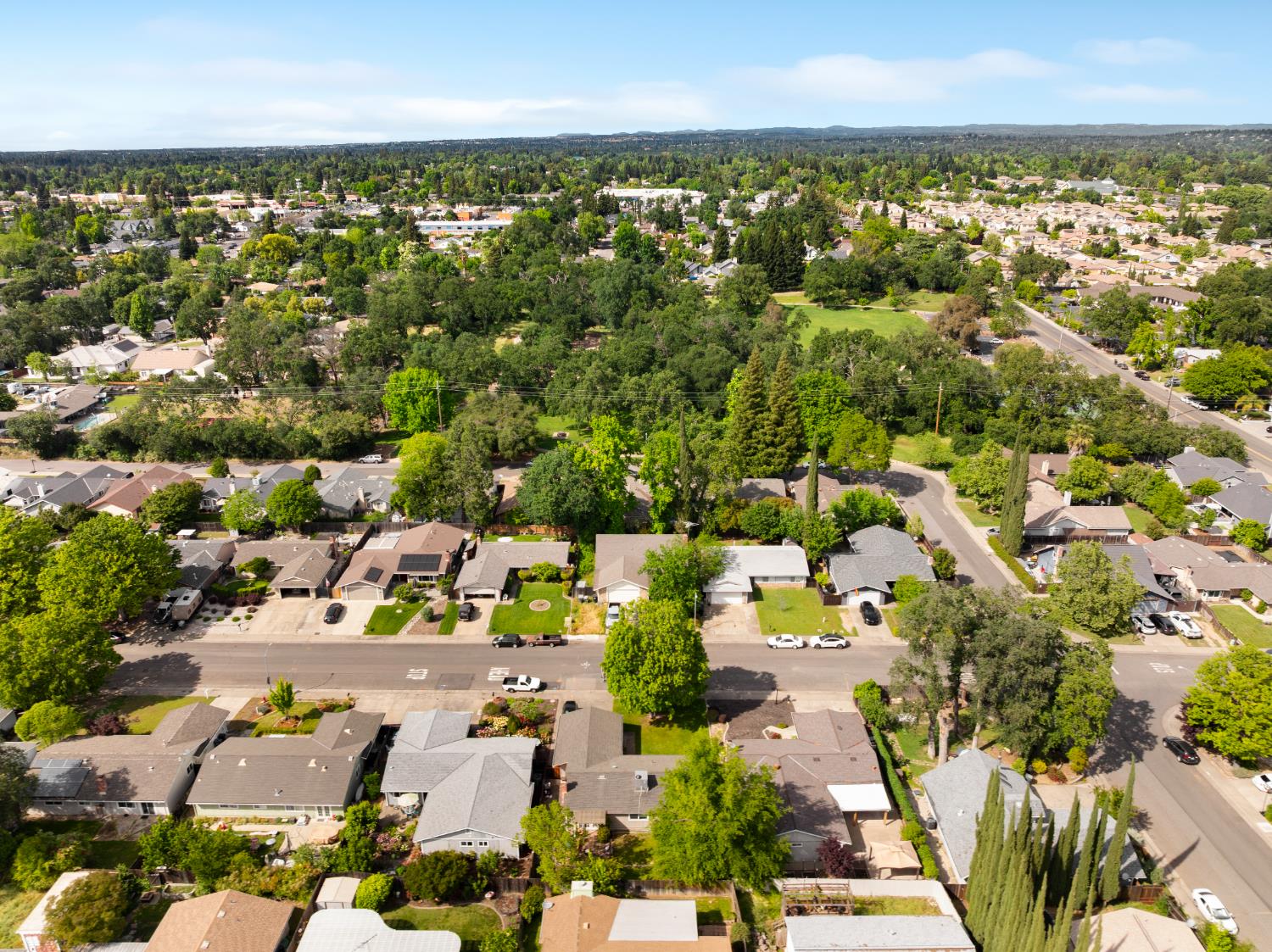 8930 Genoa Avenue Orangevale, CA 95662 - Photo 42 of 46 an aerial view of residential houses with outdoor space